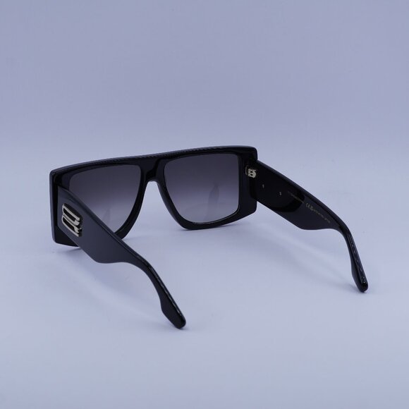 Victoria Beckham VB678S 001 Sunglasses Black Square Frame, Grey Lenses - Picture 5 of 9